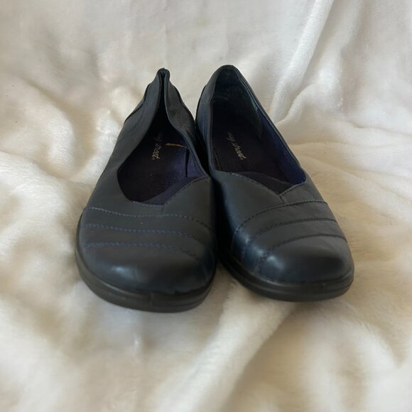 Easy Street Comfort Loafers Womens 8 Blue Closed Toe - Picture 2 of 6